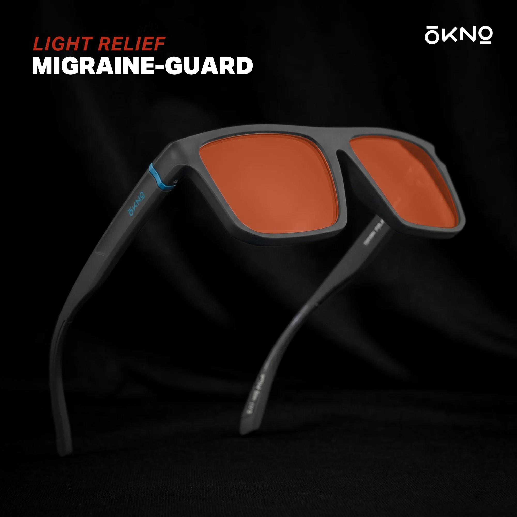 Barton Matte Black | FL-41 Migraine Relief Glasses - Image 8