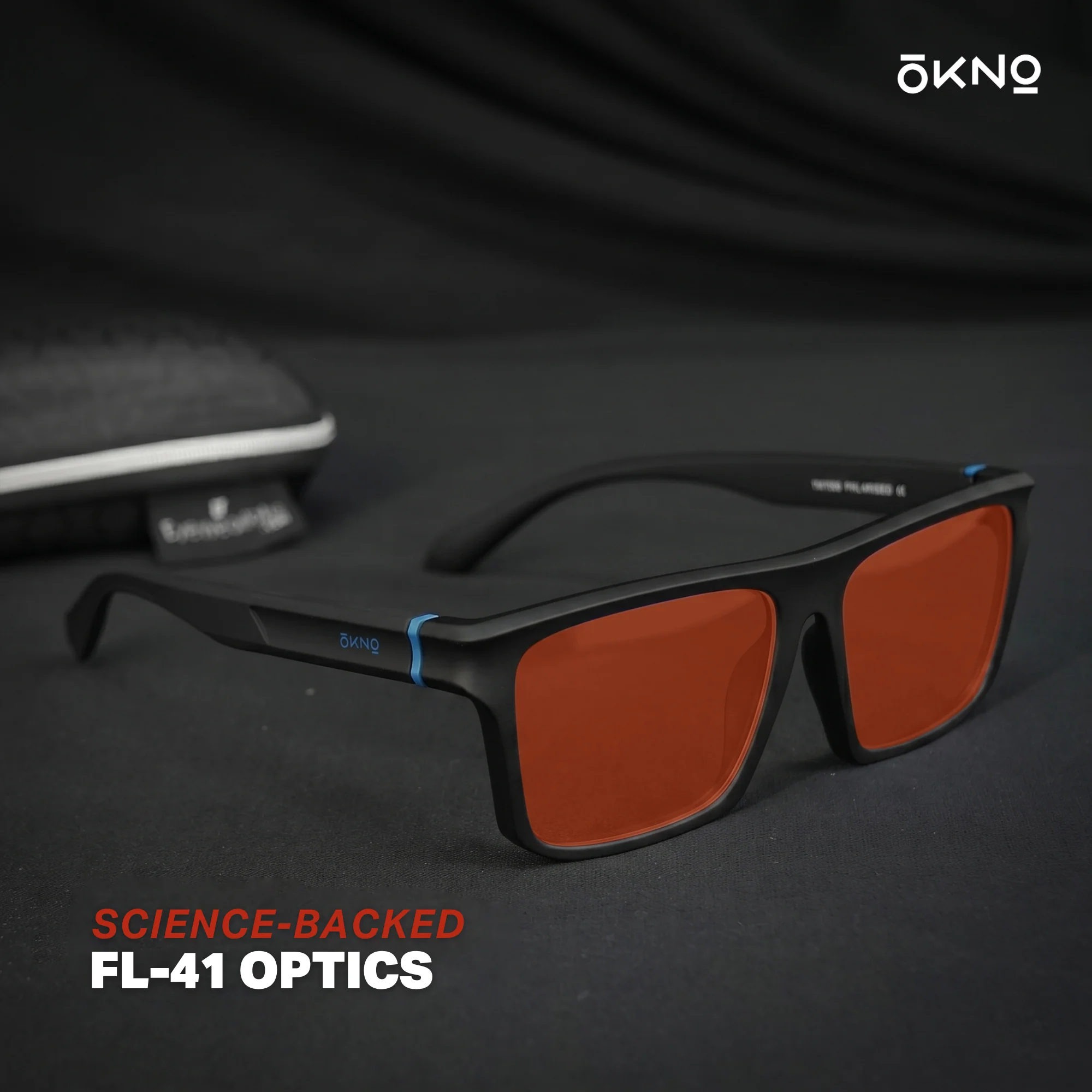Barton Matte Black | FL-41 Migraine Relief Glasses - Image 9