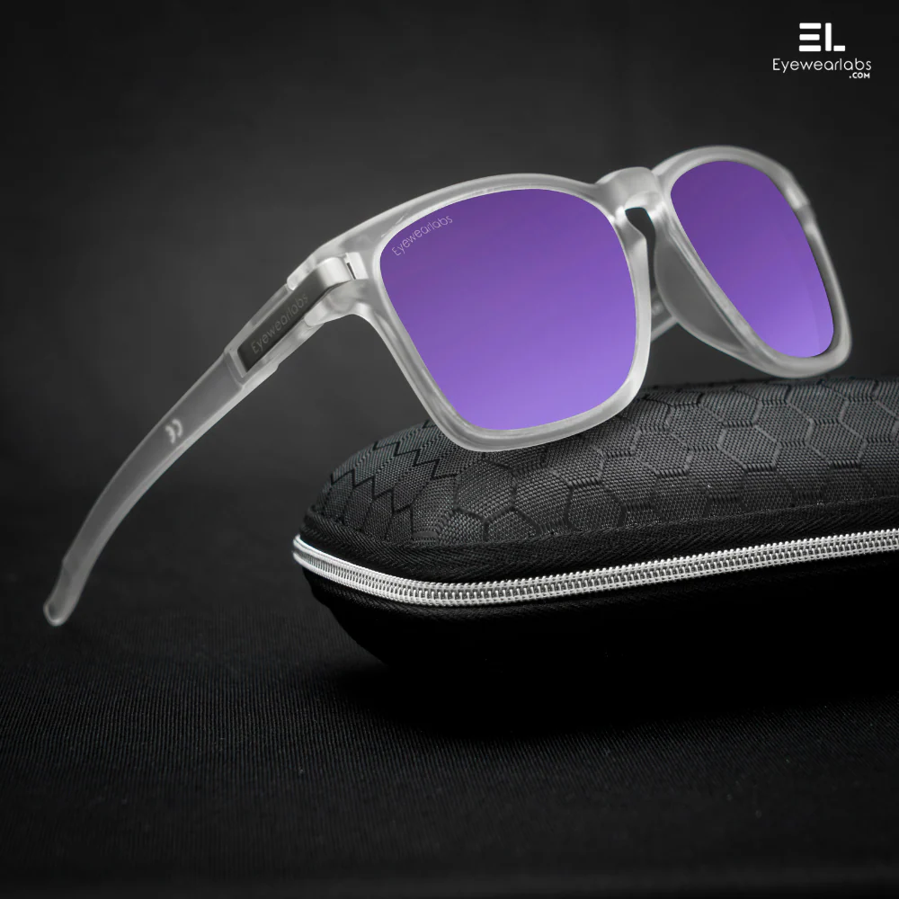Crystal Blue & Crystal Purple - Set of 2 Couple Sunglasses - Image 3