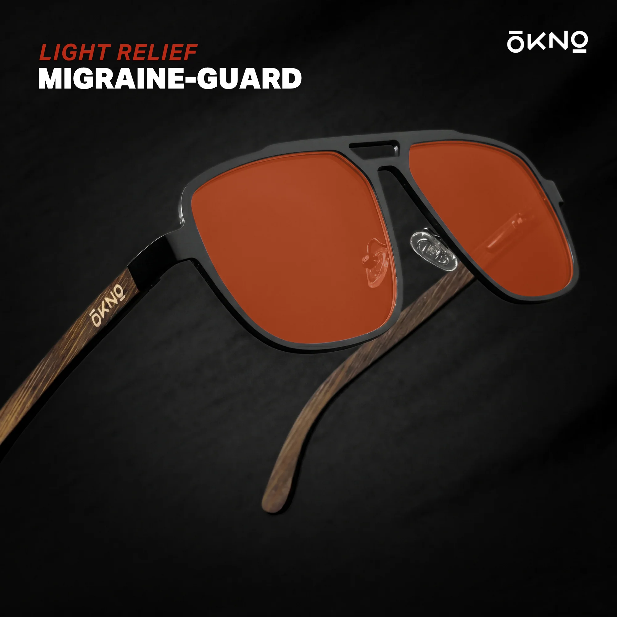 Legend Wooden | FL-41 Migraine Relief Glasses - Image 8
