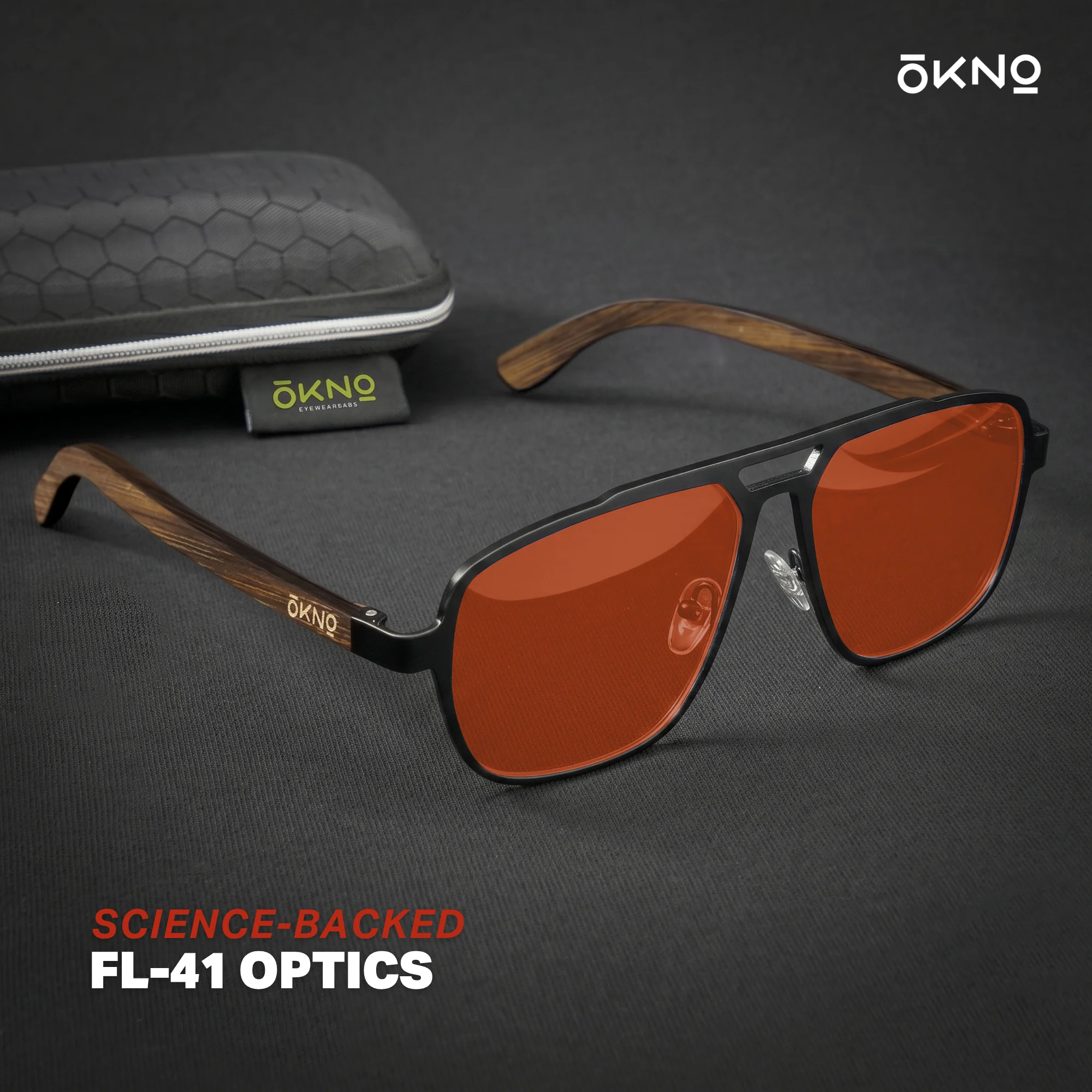 Legend Wooden | FL-41 Migraine Relief Glasses - Image 9