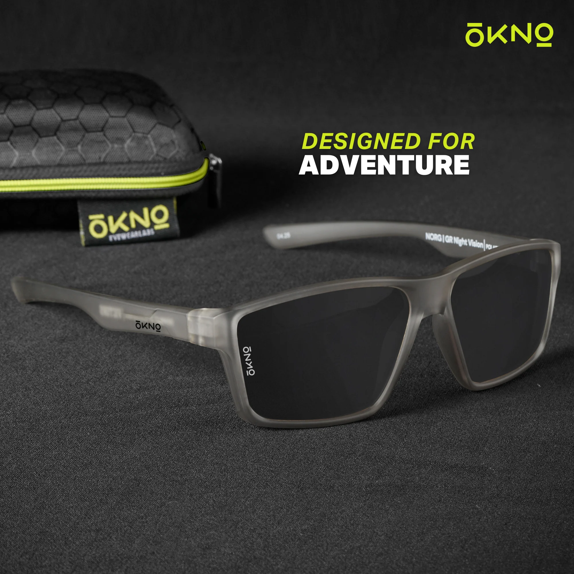 NORG | Smoke Gray Black Prescription Lens - Image 2