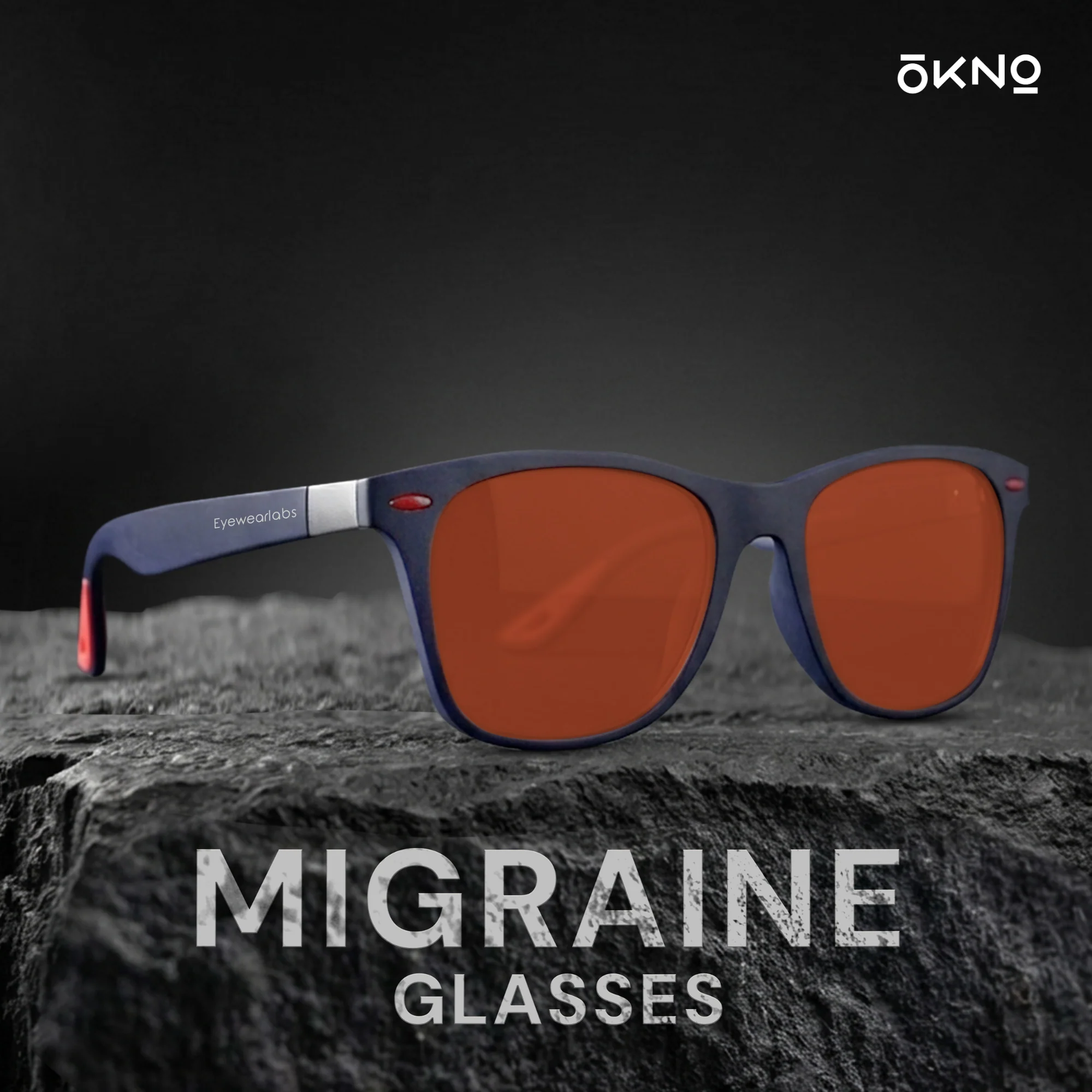 Spidey Navy | FL-41 Migraine Relief Glasses