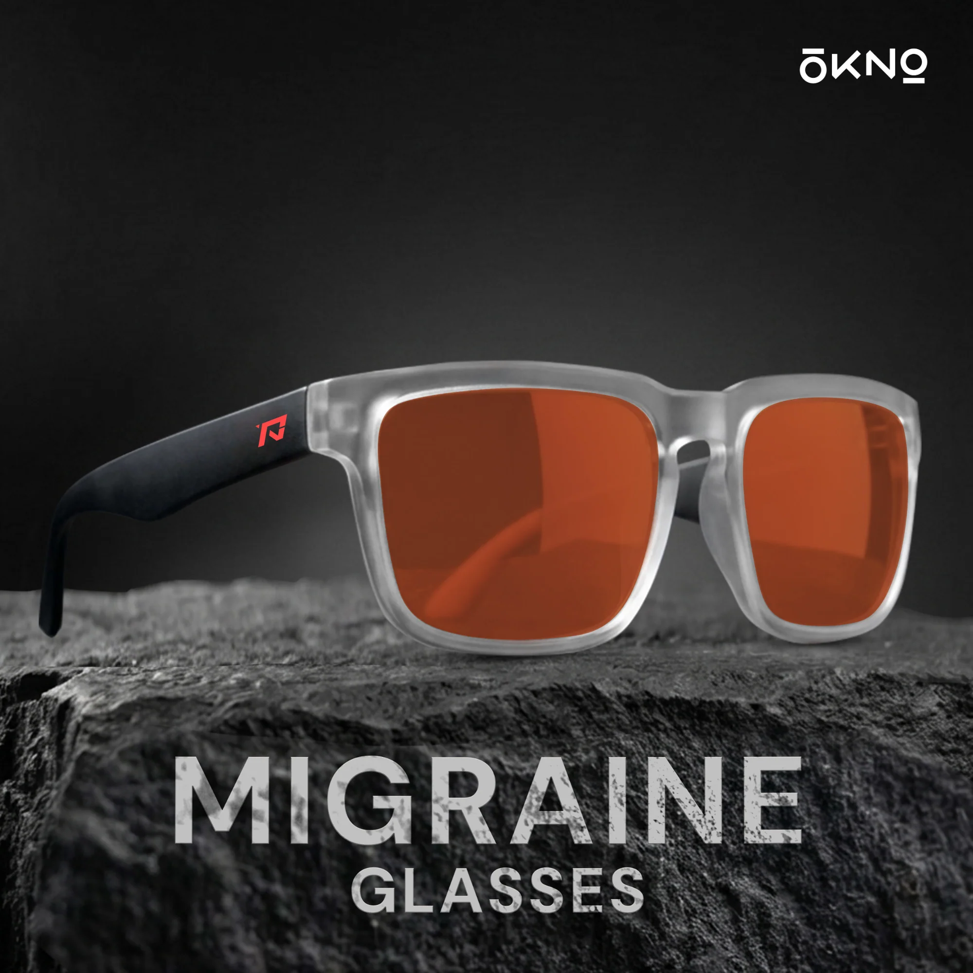 Tornado Black | FL-41 Migraine Relief Glasses